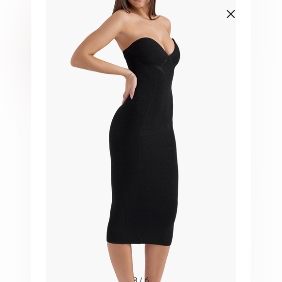 House of CB Black Midi Dress - Picture 5 of 5